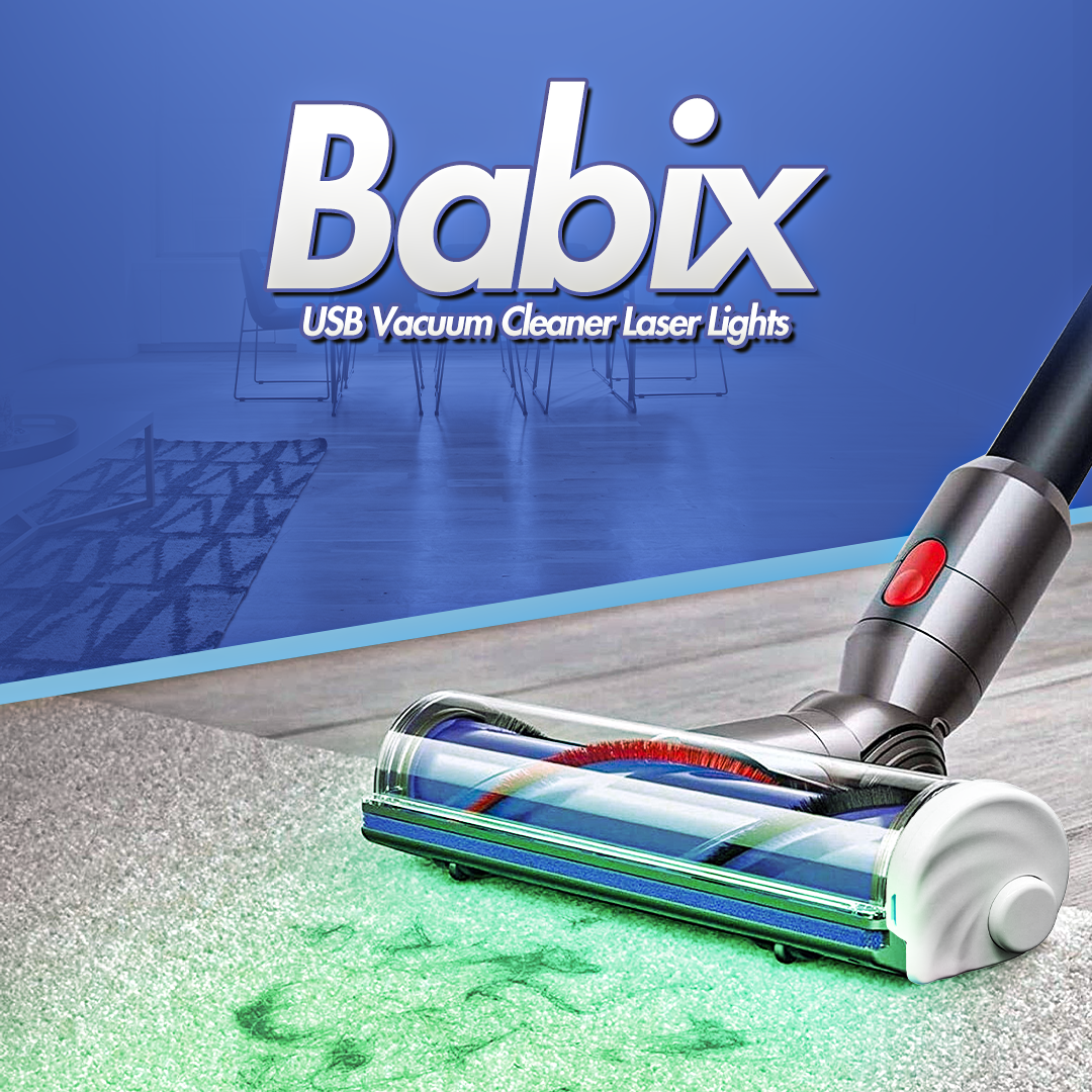 USB Vacuum Cleaner Laser Lights